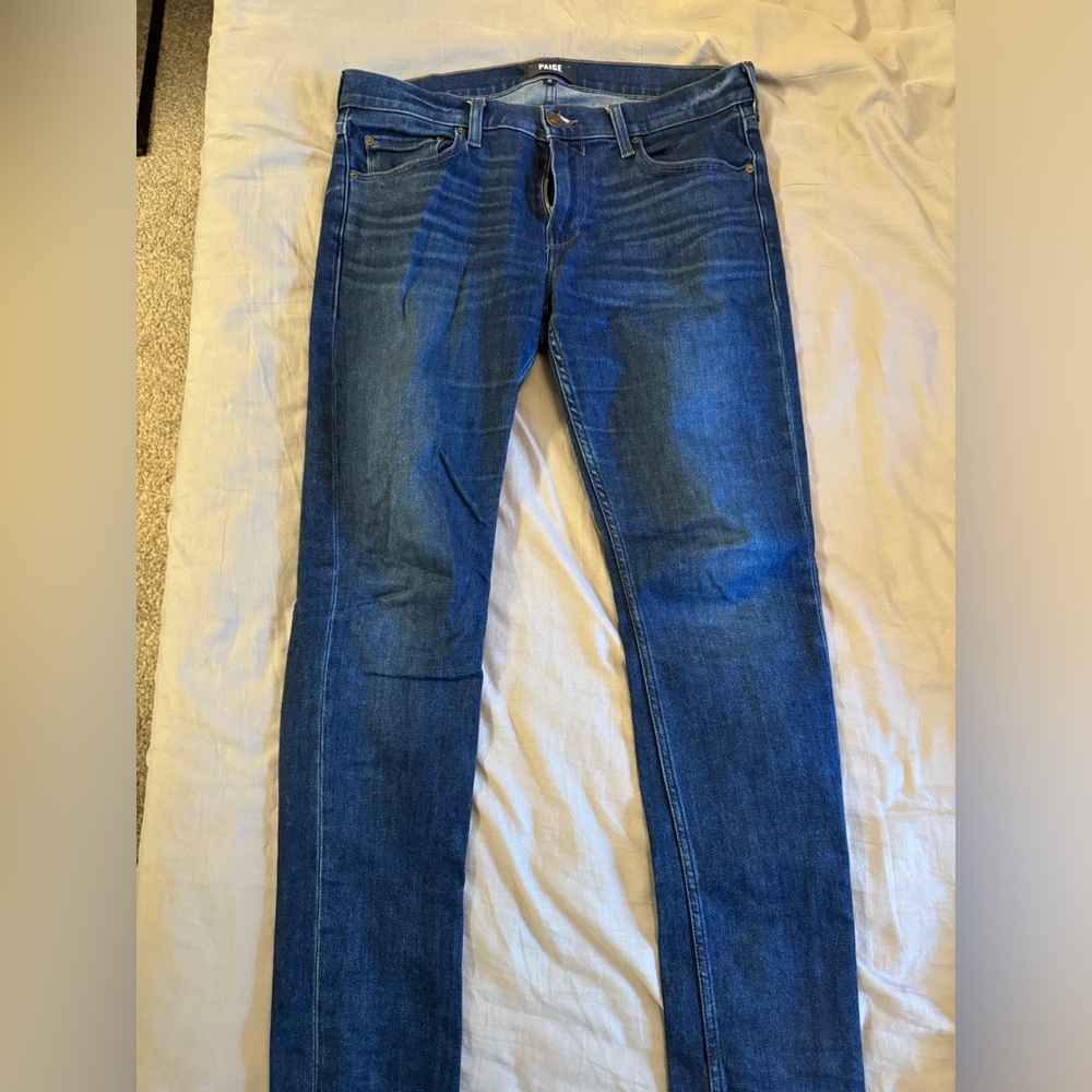 PAIGE Men’s Dark Blue denim Jeans Size 32